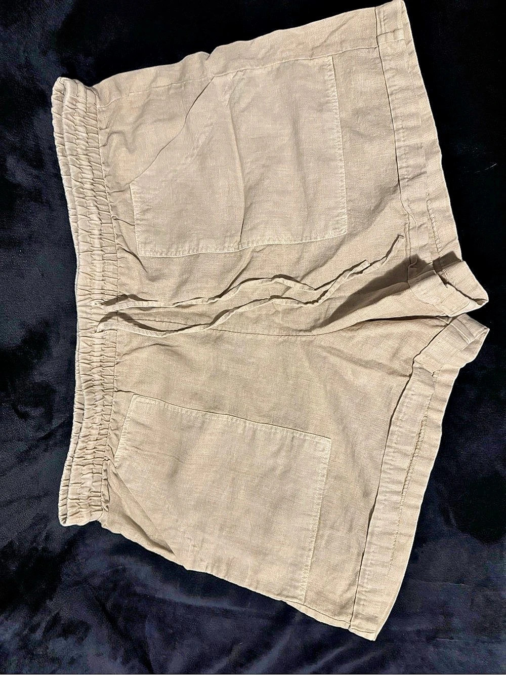 Beige Cargo Shorts
